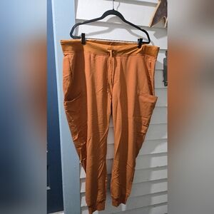 Mandala Orange Scrub Pants 2X
